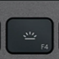 F4 Touche de remplacement QWERTY (PT) Noir Logitech MX Keys