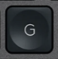G Replacement key Logitech MX Keys
