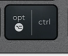 Opt / Ctrl (R) Replacement key Logitech MX Keys