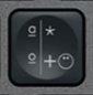 + / * Replacement key Logitech MX Keys