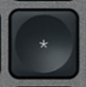 × (Num) Replacement key QWERTY (PT) Black Logitech MX Keys