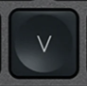 V Touche de remplacement QWERTY (PT) Noir Logitech MX Keys