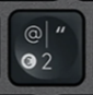 2 / " Replacement key Logitech MX Keys