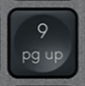 9 (Num) Touche de remplacement QWERTY (UK) Noir Logitech MX Keys