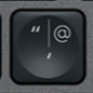 ' / @ Replacement key Logitech MX Keys