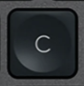 C Replacement key Logitech MX Keys