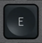E / € Replacement key QWERTY (UK) Black Logitech MX Keys