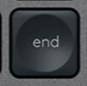 End Replacement key Logitech MX Keys