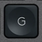 G Replacement key Logitech MX Keys