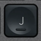 J Touche de remplacement QWERTY (UK) Noir Logitech MX Keys
