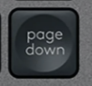 Page Down Replacement key Logitech MX Keys