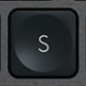 S Touche de remplacement QWERTY (UK) Noir Logitech MX Keys