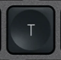 T Touche de remplacement QWERTY (UK) Noir Logitech MX Keys