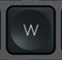 W Touche de remplacement QWERTY (UK) Noir Logitech MX Keys
