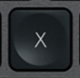 X Touche de remplacement QWERTY (UK) Noir Logitech MX Keys
