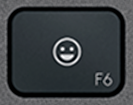 F6 Πλήκτρο αντικατάστασης QWERTY (US) Μαύρο Logitech MX Keys