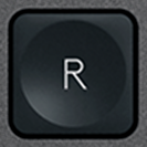 R Πλήκτρο αντικατάστασης QWERTY (US) Μαύρο Logitech MX Keys