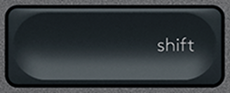 Shift (R) Πλήκτρο αντικατάστασης QWERTY (US) Μαύρο Logitech MX Keys