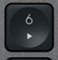 6 (Num) Replacement key QWERTY (US) Black Logitech MX Keys