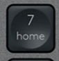 7 (Num) Replacement key QWERTY (US) Black Logitech MX Keys
