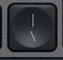  / | Replacement key QWERTY (US) Black Logitech MX Keys