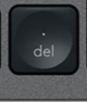 Del (Num) Replacement key QWERTY (US) Black Logitech MX Keys