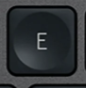 E Touche de remplacement QWERTY (US) Noir Logitech MX Keys