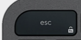 Esc Replacement key QWERTY (US) Black Logitech MX Keys