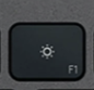 F1 Replacement key QWERTY (US) Black Logitech MX Keys