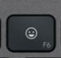 F6 Replacement key QWERTY (US) Black Logitech MX Keys