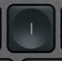 I Replacement key QWERTY (US) Black Logitech MX Keys