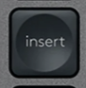 Insert Replacement key QWERTY (US) Black Logitech MX Keys