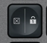 Num Lock Replacement key QWERTY (US) Black Logitech MX Keys