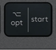 Opt / Win (L) Replacement key QWERTY (US) Black Logitech MX Keys