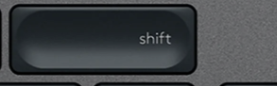 Shift (R) Replacement key QWERTY (US) Black Logitech MX Keys