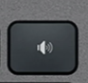 Volume + Replacement key QWERTY (US) Black Logitech MX Keys